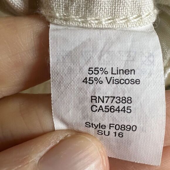 Madewell League Womens Linen Cargo Utility Jacket Blazer Size Large Outdoor - Picture 6 of 7